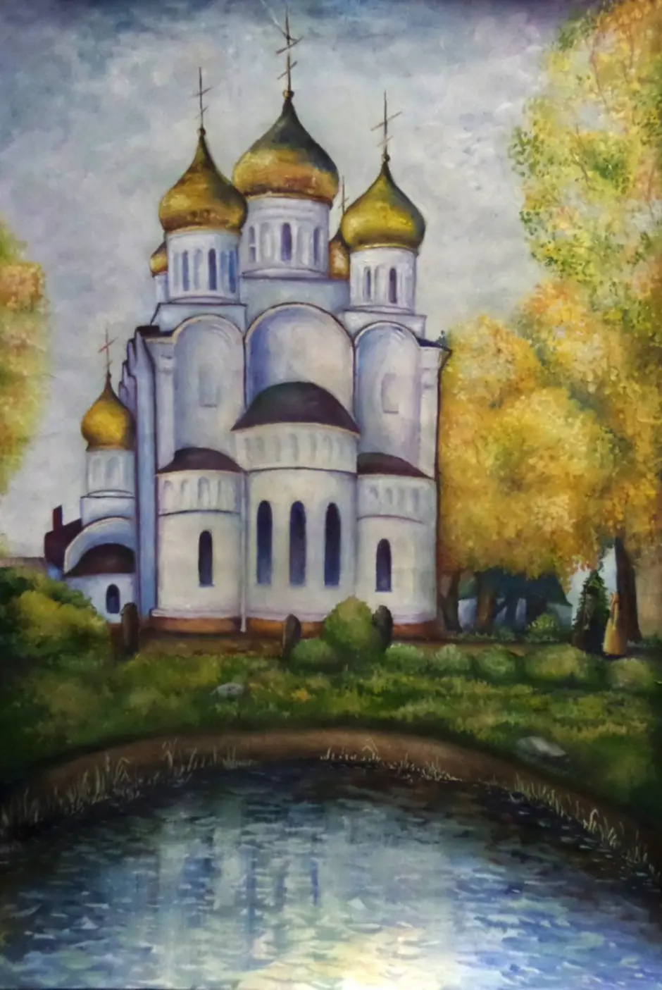 Русский храм рисунок