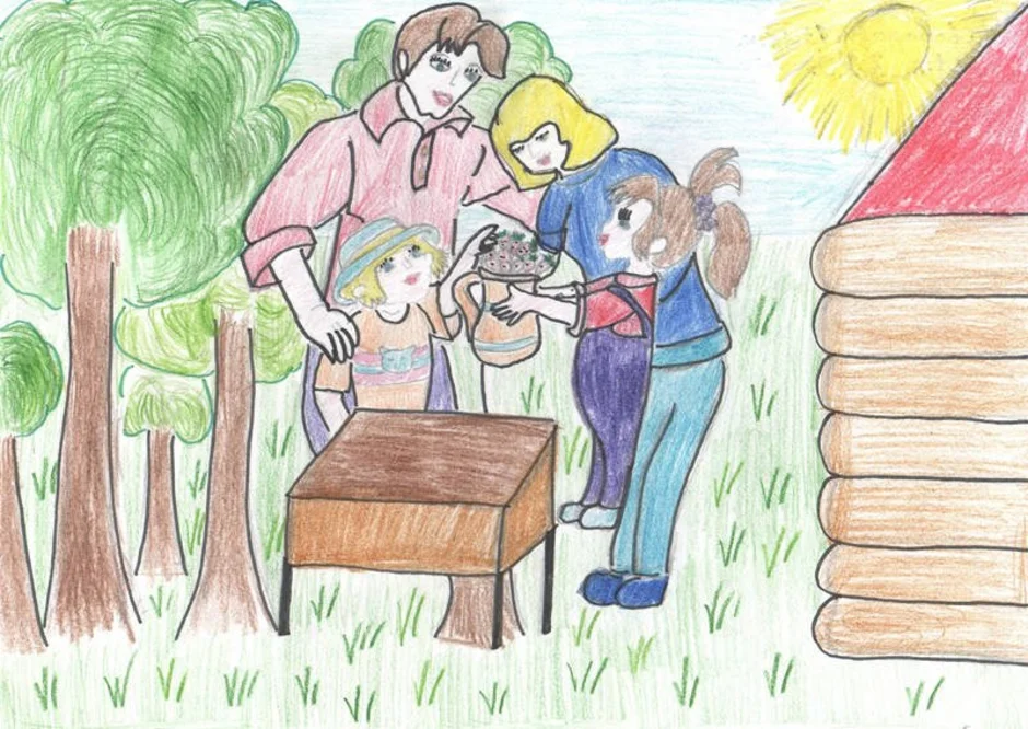 Добро глазами детей. Рисунок на тему семья. Рисунок на тему моя семья. Рисунок на тему доброта. Рисунокина тему моя семья.