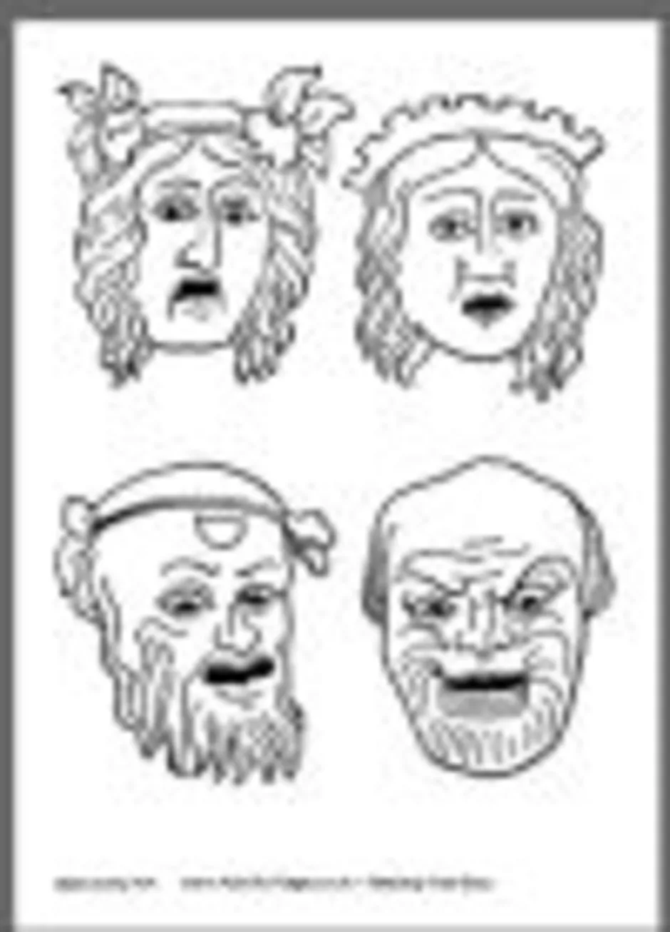 маски древней театра