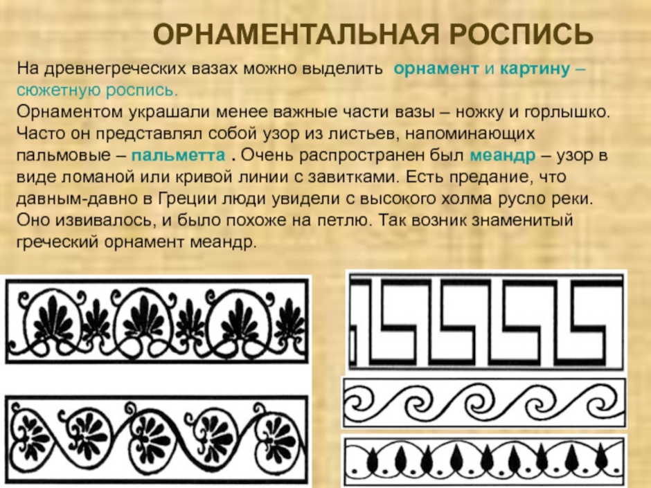 Рисунок на тему орнамент 5 класс