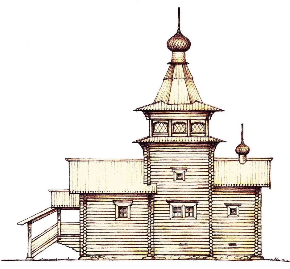 Архитектура древней руси рисунок