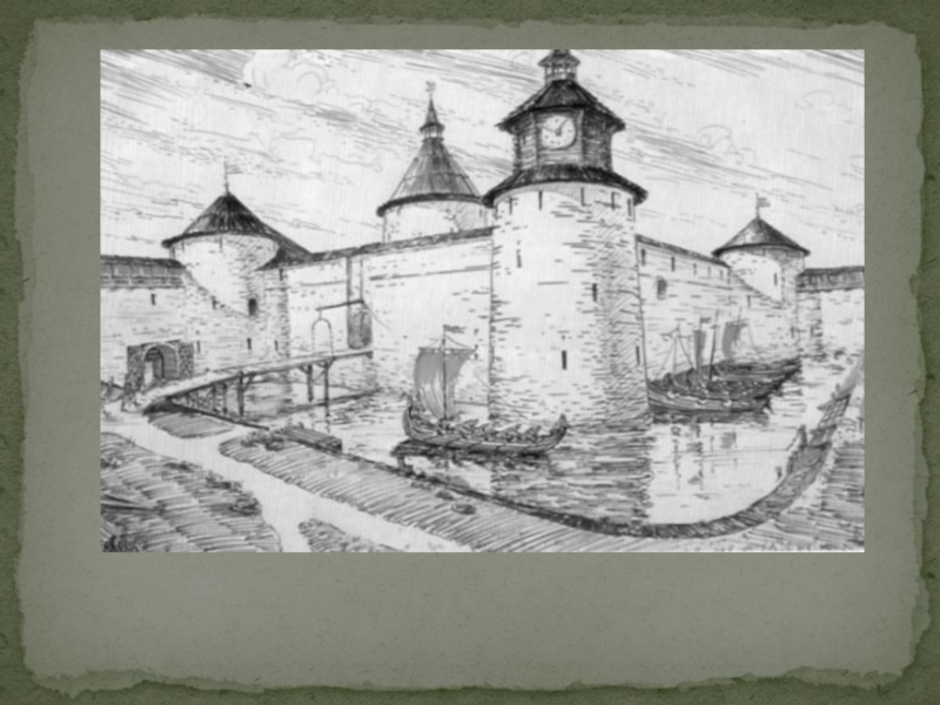 Старая крепость рисунок город. Крепость орешек 14 век гравюра. Шлиссельбургская крепость гравюра. Крепость Лаишев 1557. Ямгородская крепость крепость ям.