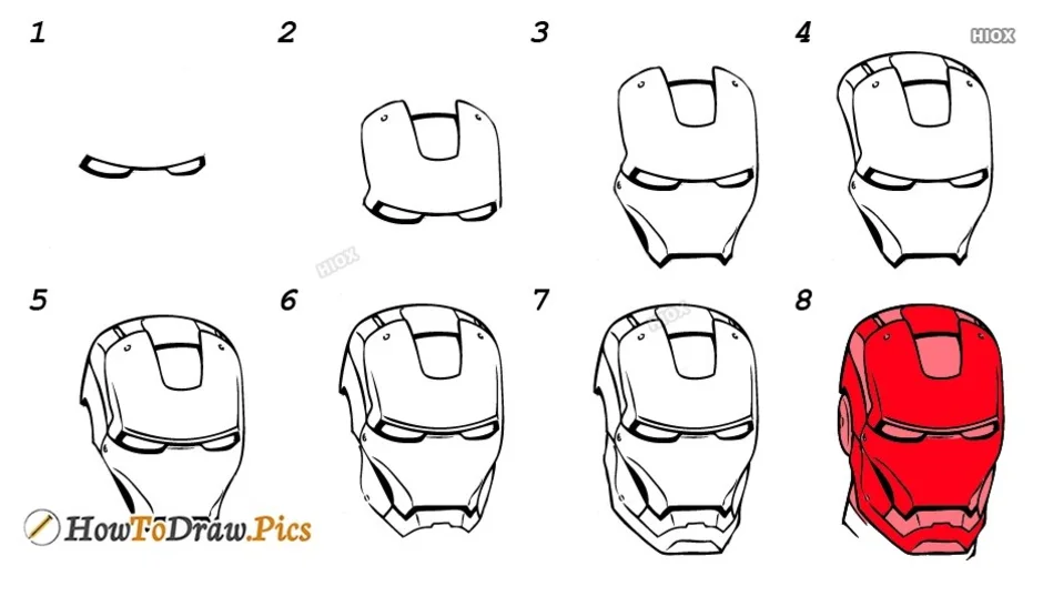 Нарисовать железного человека легко