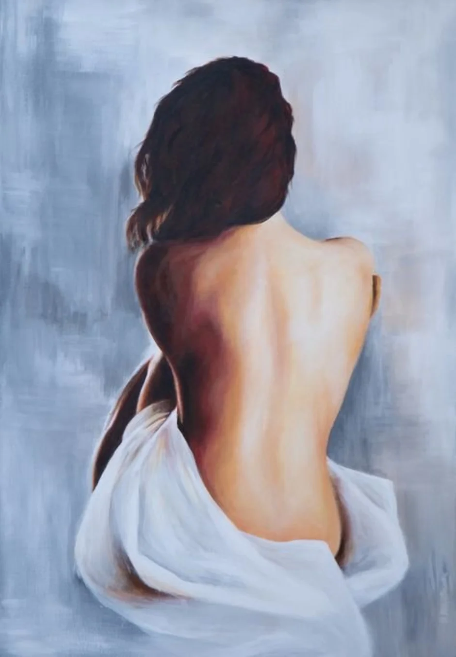 нарисованные картинки женщин со спины