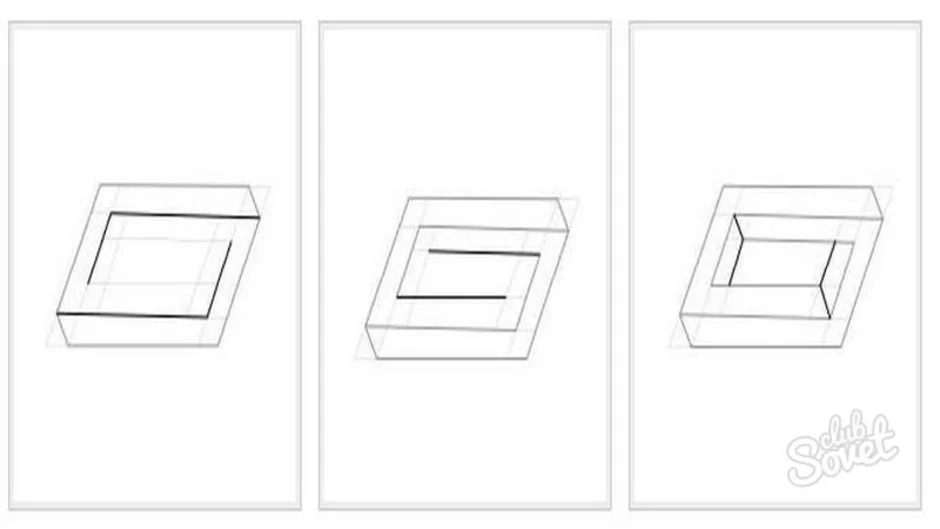 Рисунки 3д по шагово