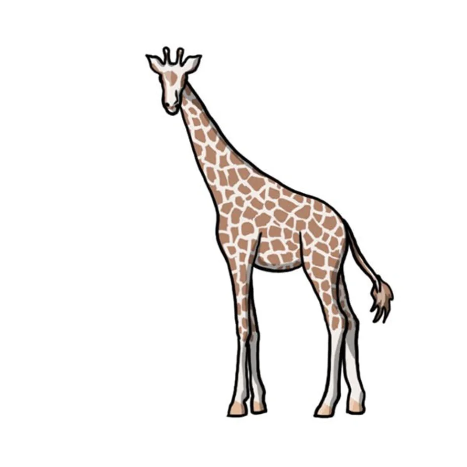 Жираф поэтапно для детей. Жираф рисунок. Жираф для рисования детям. Жираф рисунок для детей карандашом. Рисуем жирафа с детьми.