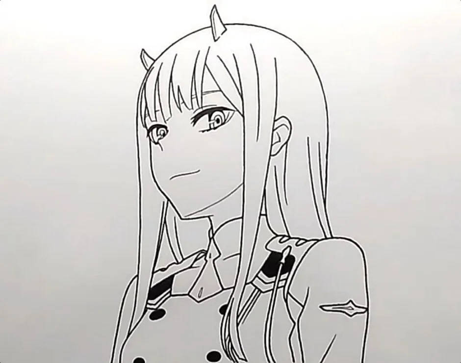 Zero two тату эскизы