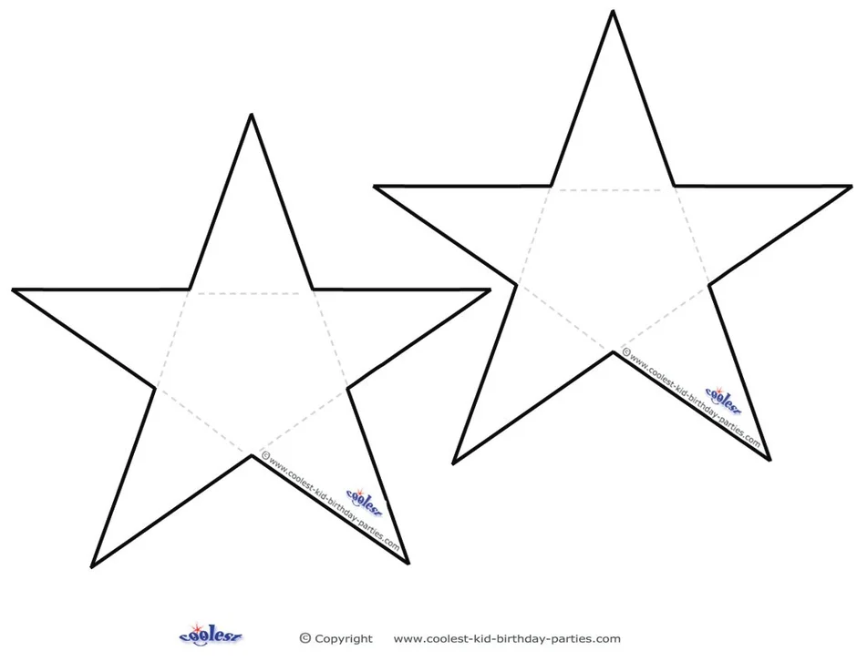 Рисунок звезды для вырезания из бумаги чтобы распечатать