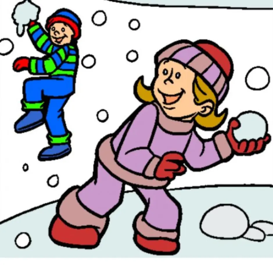 Нарисуй картинку играть. Зимние игры снежки. Зимние игры рисунок. Зимние игры дети снежки. Дети играют в снежки.