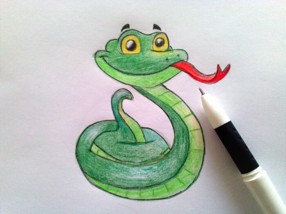 Легкий рисунок змей. Змея рисунок. Змеи карандашом. Змея для срисовки. Срисовки змеи легкие.
