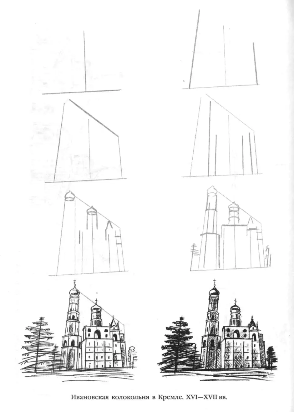 Рисунки архитектуры легко