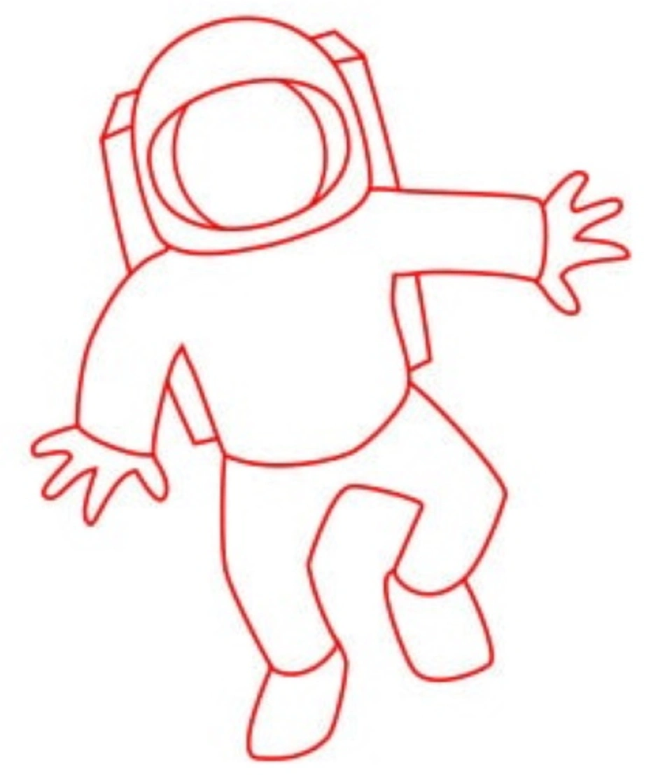 Космонавт поэтапно для детей. Космонавт рисунок. Космонавт рисунок карандашом. Космонавт рисунок для срисовки. Космонавт картинки для срисовки.