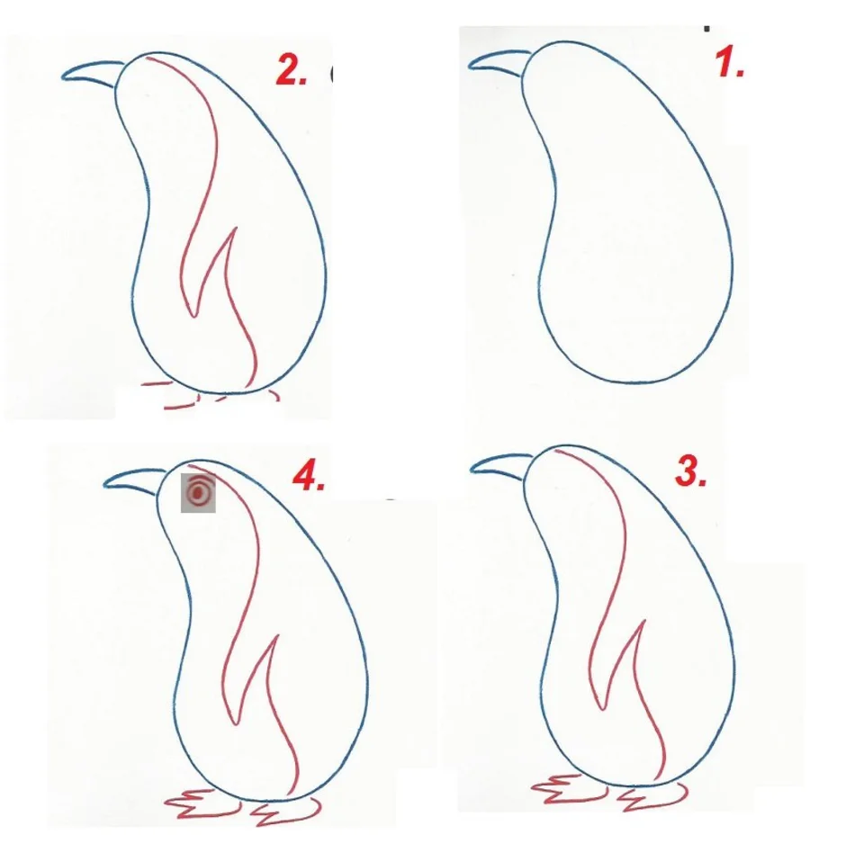 Уроки рисования 4 класс поэтапно. Поэтапное рисование пингвина. Пингвин пошаговое рисование. Пингвин пошаговое рисование для детей. Поэтапное рисование пингвина для дошкольников.