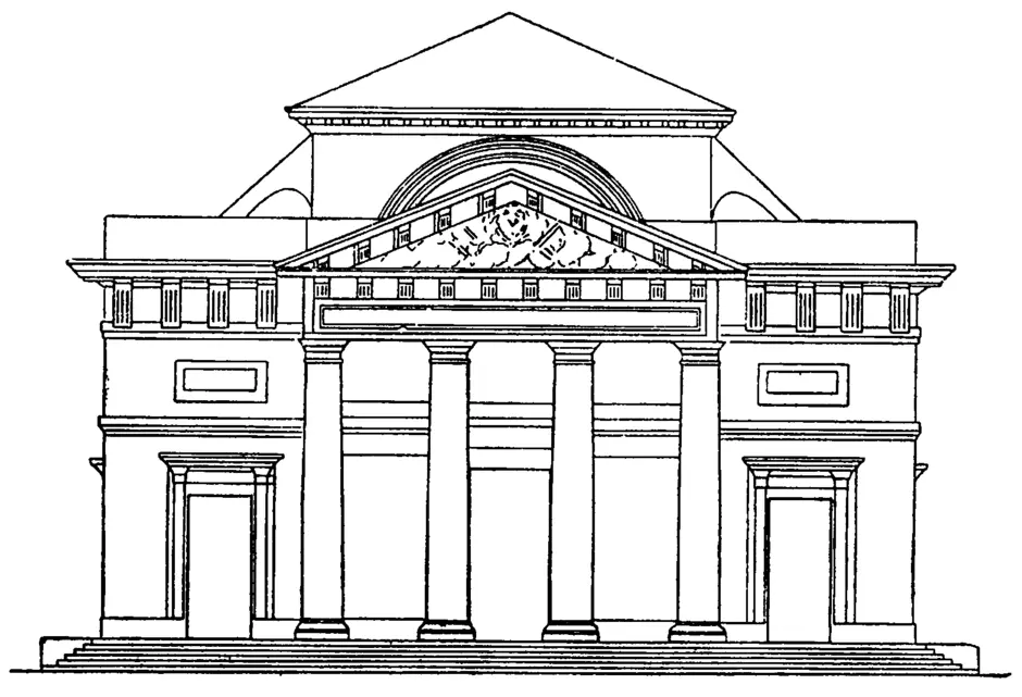 Классицизм рисунок легкий