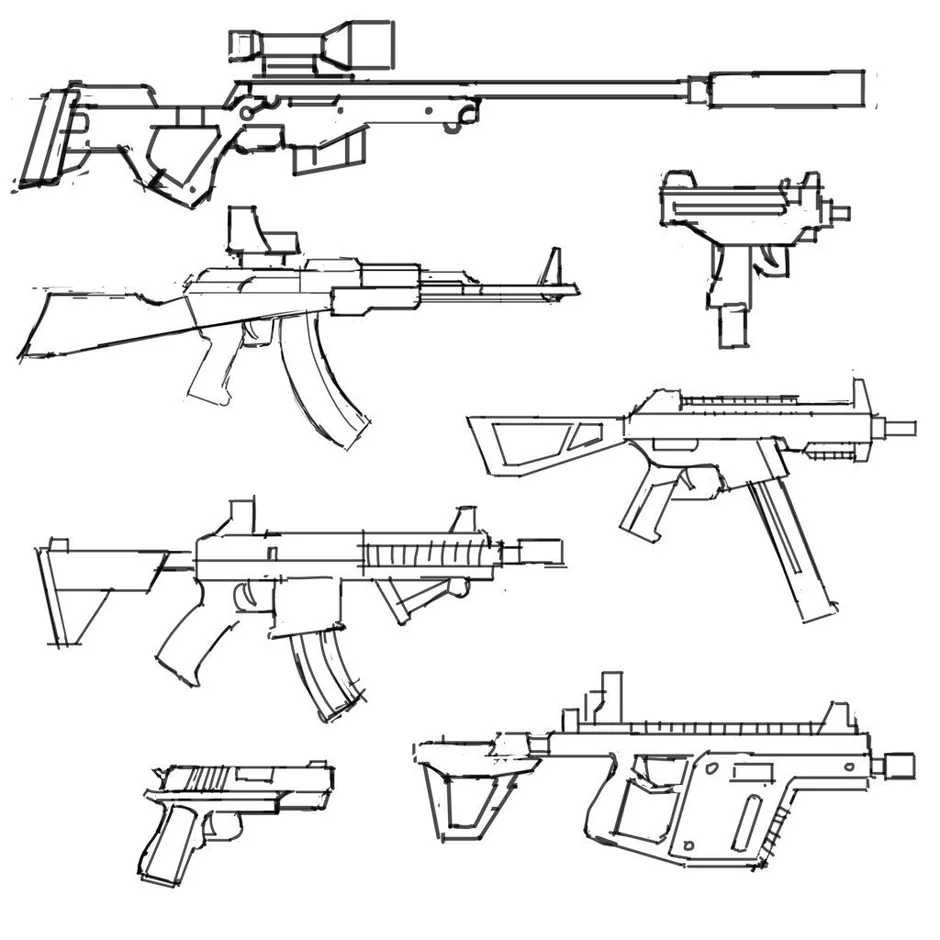 нарисовать pubg карандашом фото 89