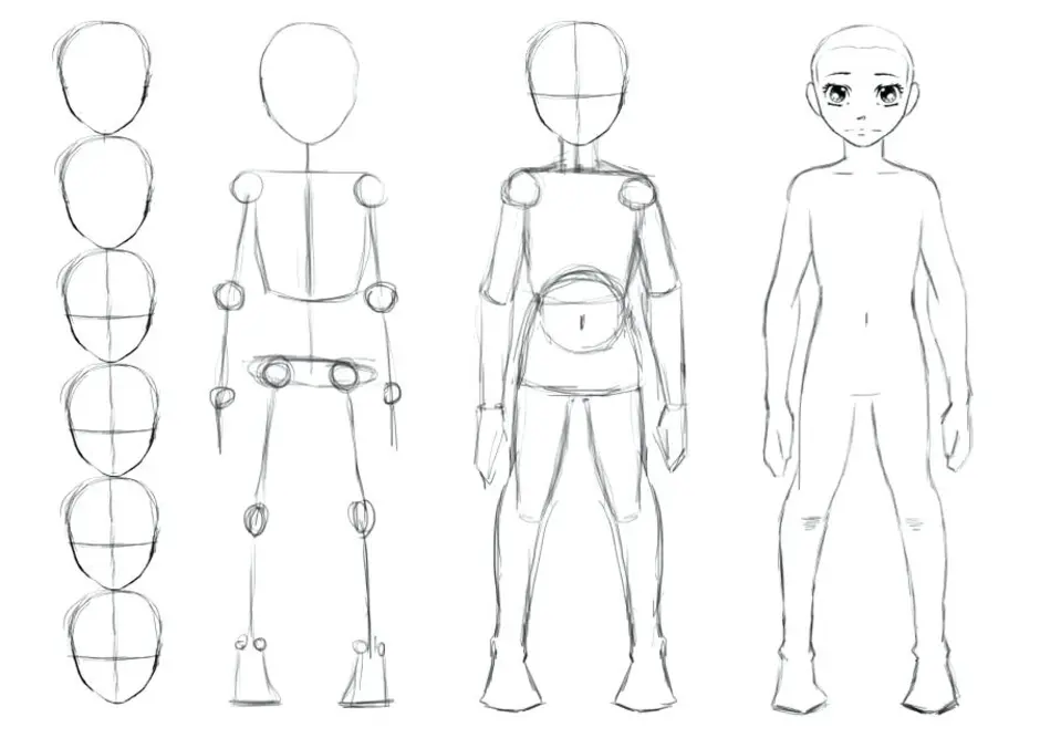 Как нарисовать человеческое тело