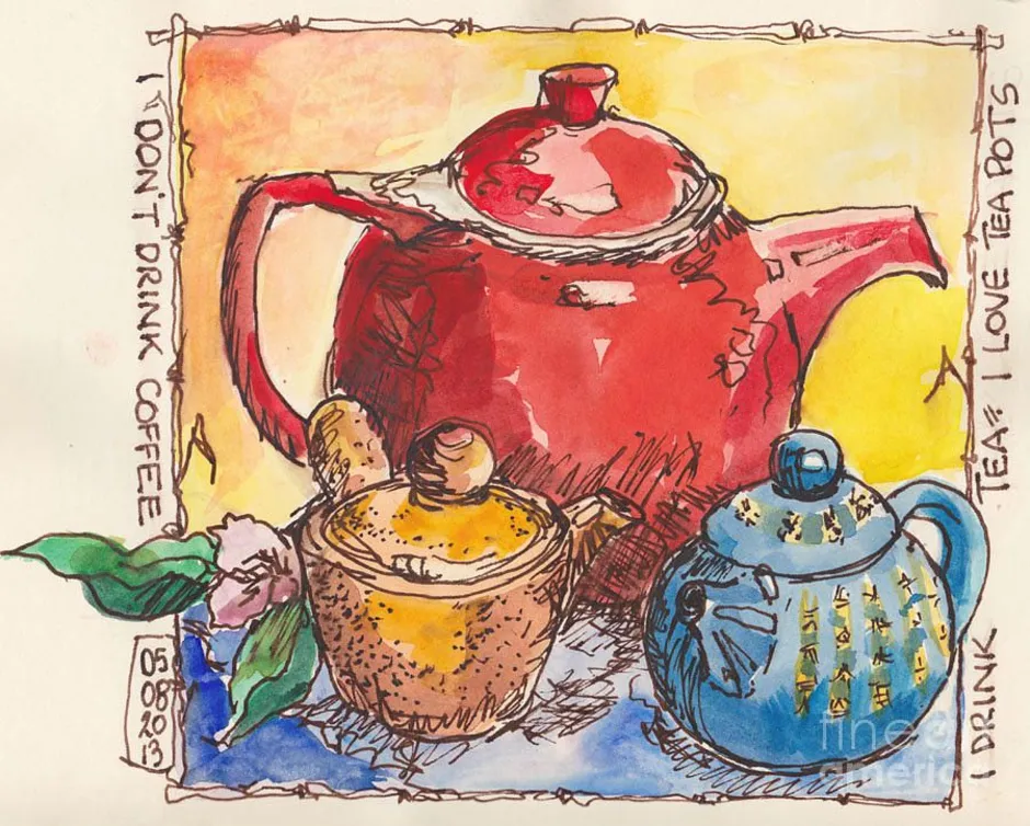 Рисунок пьем чай. Чайные иллюстрации. Чай рисунок. Чаепитие рисунок. Чайник рисунок.