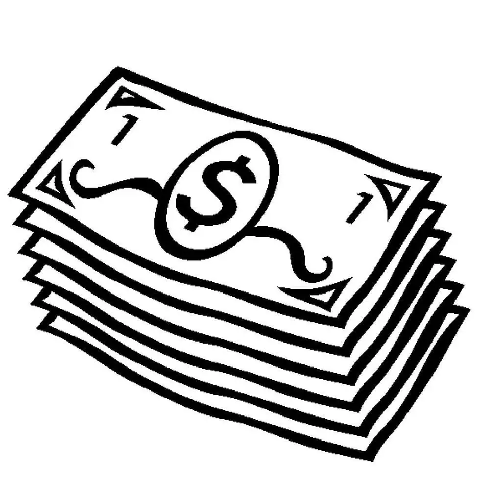 Деньги Рисунок Карандашом (45 Фото)