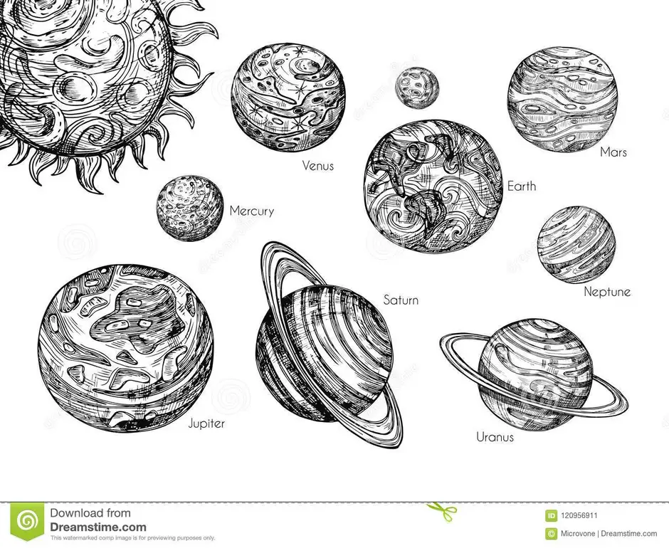 Как нарисовать венеру планету