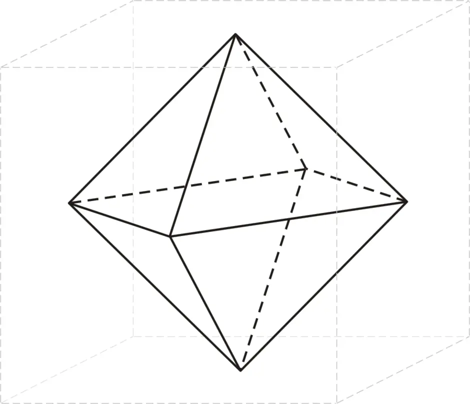 Октаэдр картинка геометрическая фигура