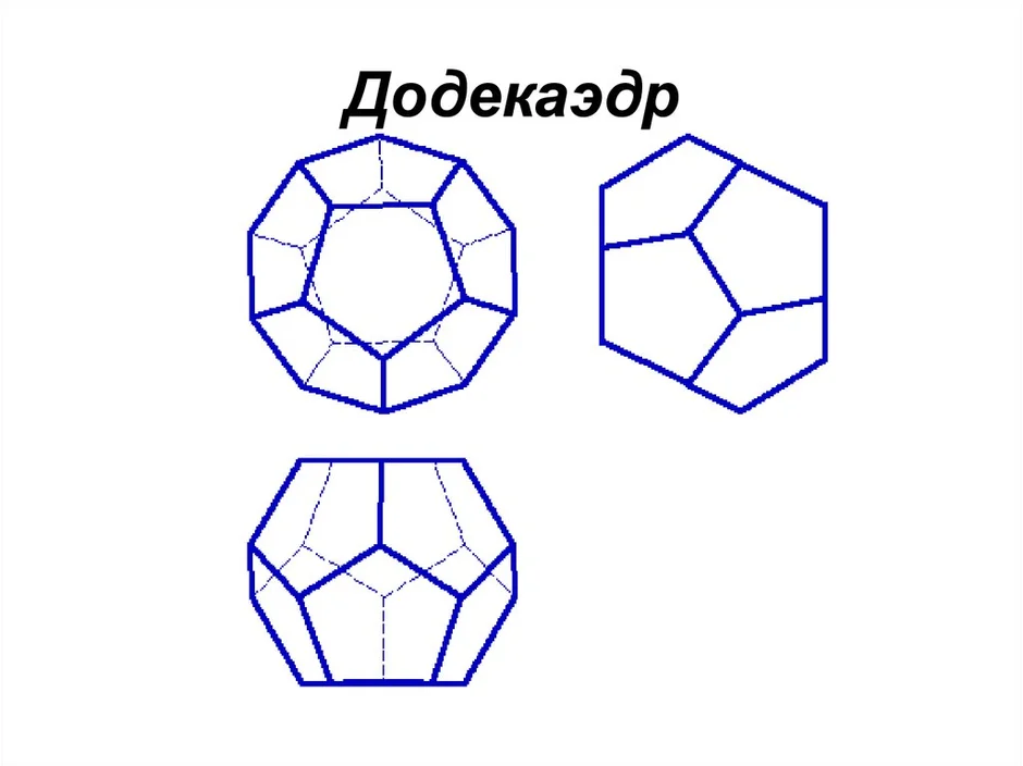 Как нарисовать додекаэдр в тетради