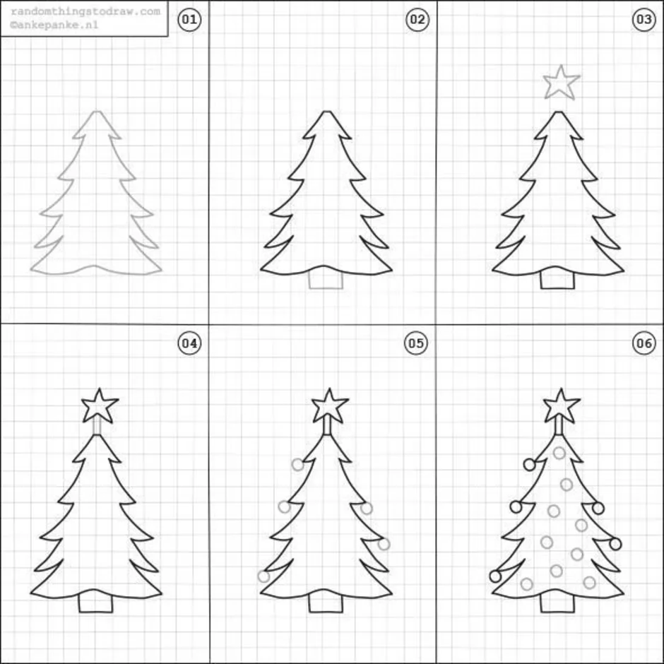Елка пошагово. Схема рисования елочки. Поэтапное рисование елочки. Пошаговое рисование елки для детей. Рисунок елки поэтапно для детей.