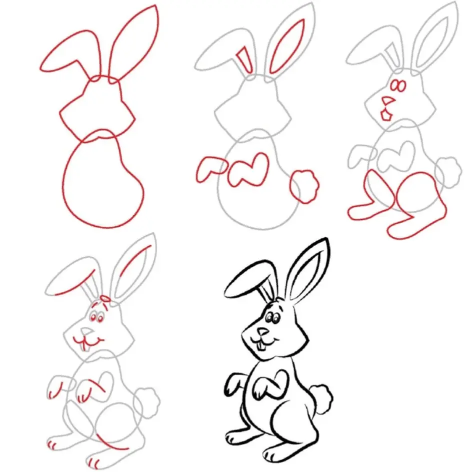 Зайчик варианты. Заяц рисунок. Зайка рисунок карандашом. Рисование зайца пошагово. Заяц рисунок для детей карандашом.