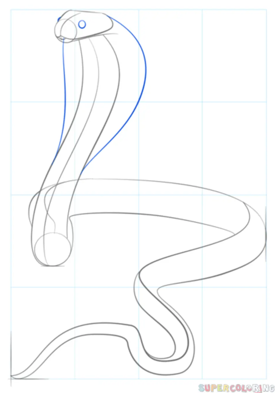 Легкая змейка. Рисование змеи. Змея поэтапное рисование. Змея пошаговое рисование. Нарисовать змею пошагово.