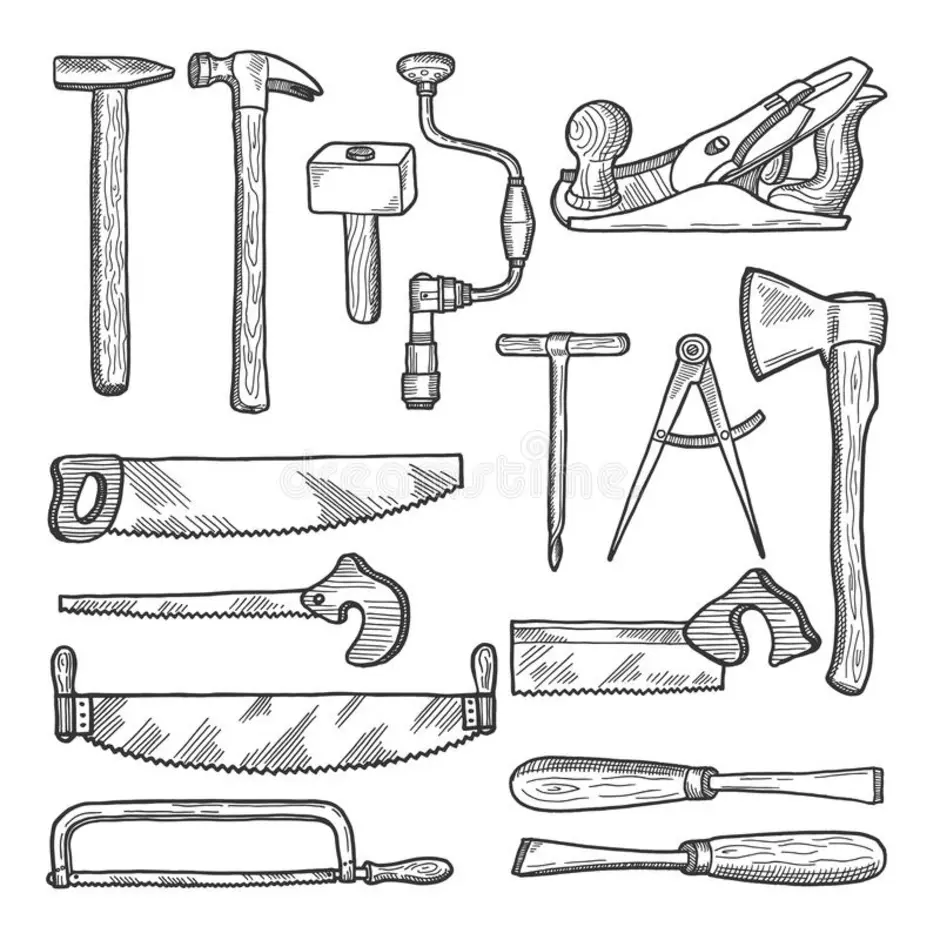 Инструменты плотника и столяра картинки и названия