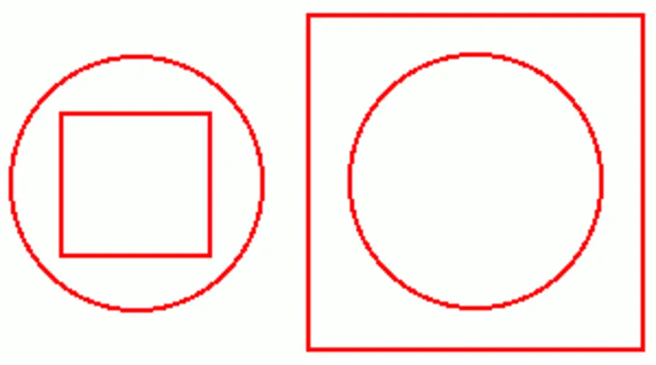 Центр круга в квадрате. Круг в квадрате. Квадрат и окружность внутри. Квадрат с кружком. Круг внутри квадрата.