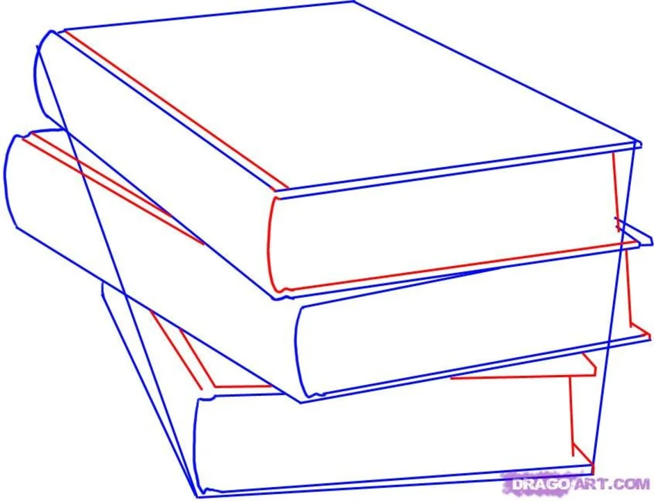 Рисовать книгу карандашом. Книга карандашом. Книжка в перспективе. Стопка книг в перспективе. Стопка книг в перспективе построение.