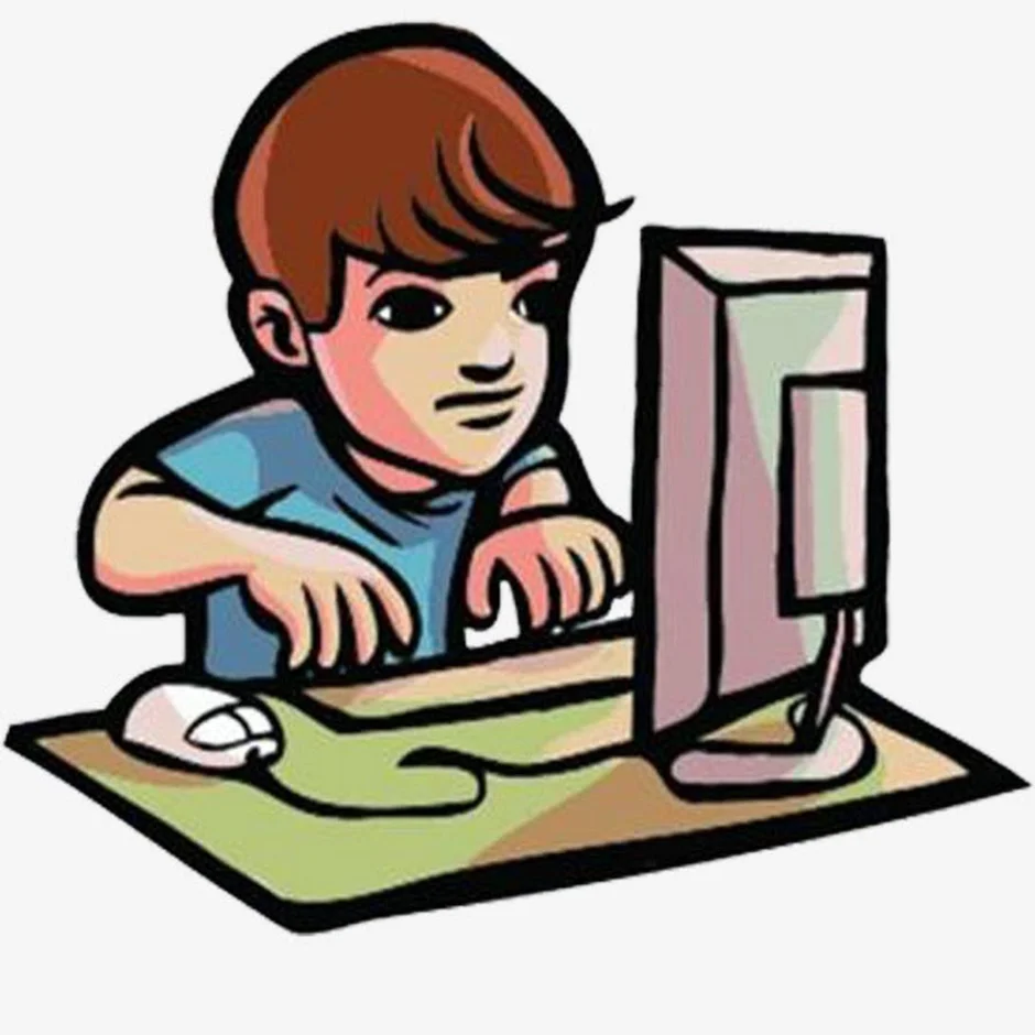 Увлекается компьютерами. Компьютерные иллюстрации. Увлечение компьютером. Компьютер иллюстрация. Ребенок за компьютером для детей.
