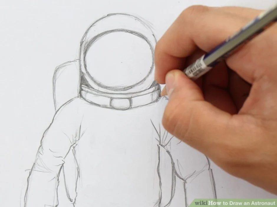 Рисуем космос пошагово. Космонавт карандашом. Рисование космонавт. Космос рисунок карандашом. Рисование космонавт пошагово.