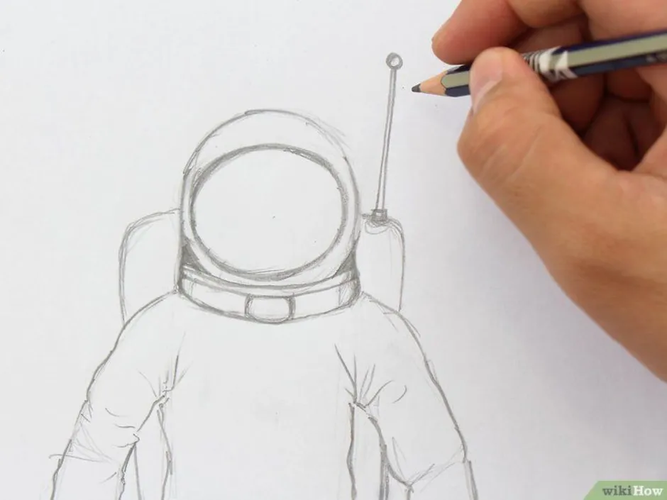 Рисуем космос пошагово. Космонавтики карандашом для начинающих. Космос карандашом. Космос рисунок карандашом. Рисование космонавт.