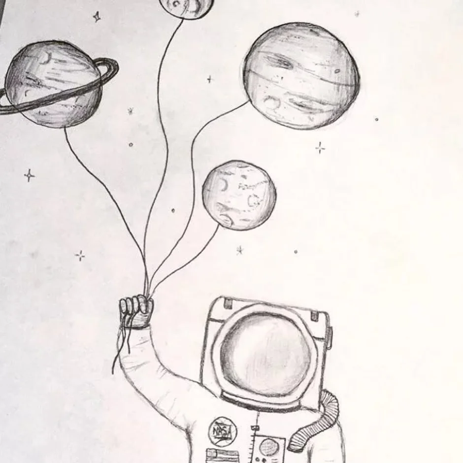 Космос карандашом легкий. Космос рисунок карандашом. Про космомрисунок карандашом. Рисунок на тему космос карандашом. Рисунок космонавтики карандашом.