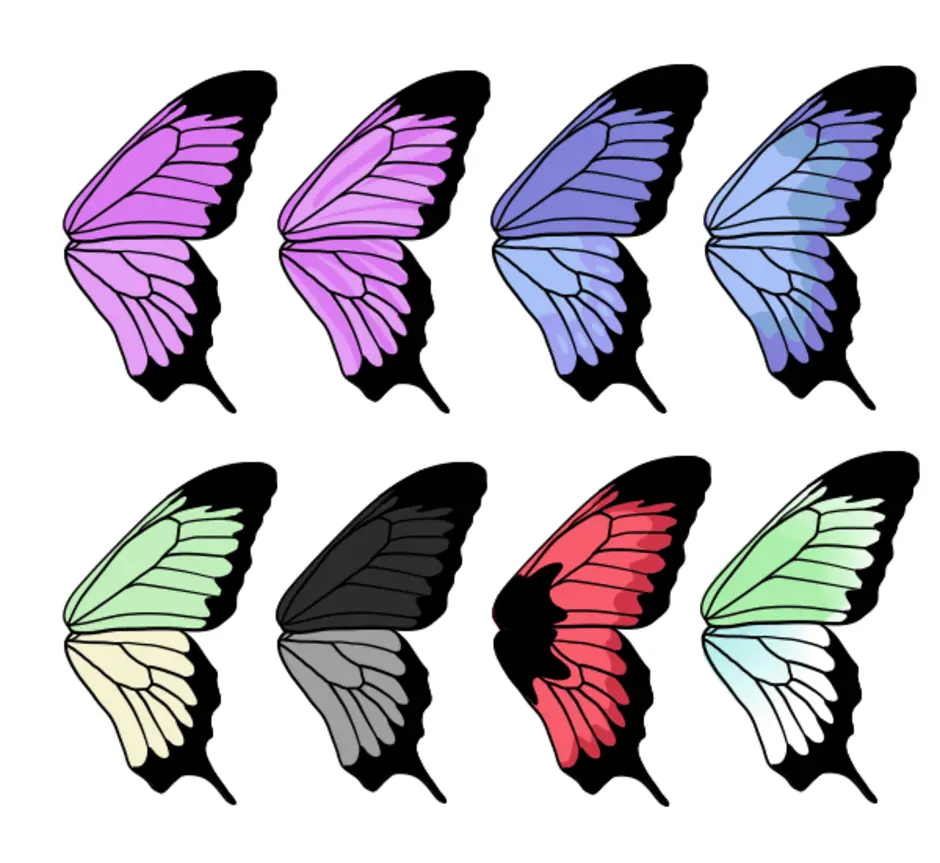 Простые крылья бабочки. Узоры на крыльях бабочки. Крылья бабочки рисунок. Рисование бабочки. Крылья бабочки нарисовать.