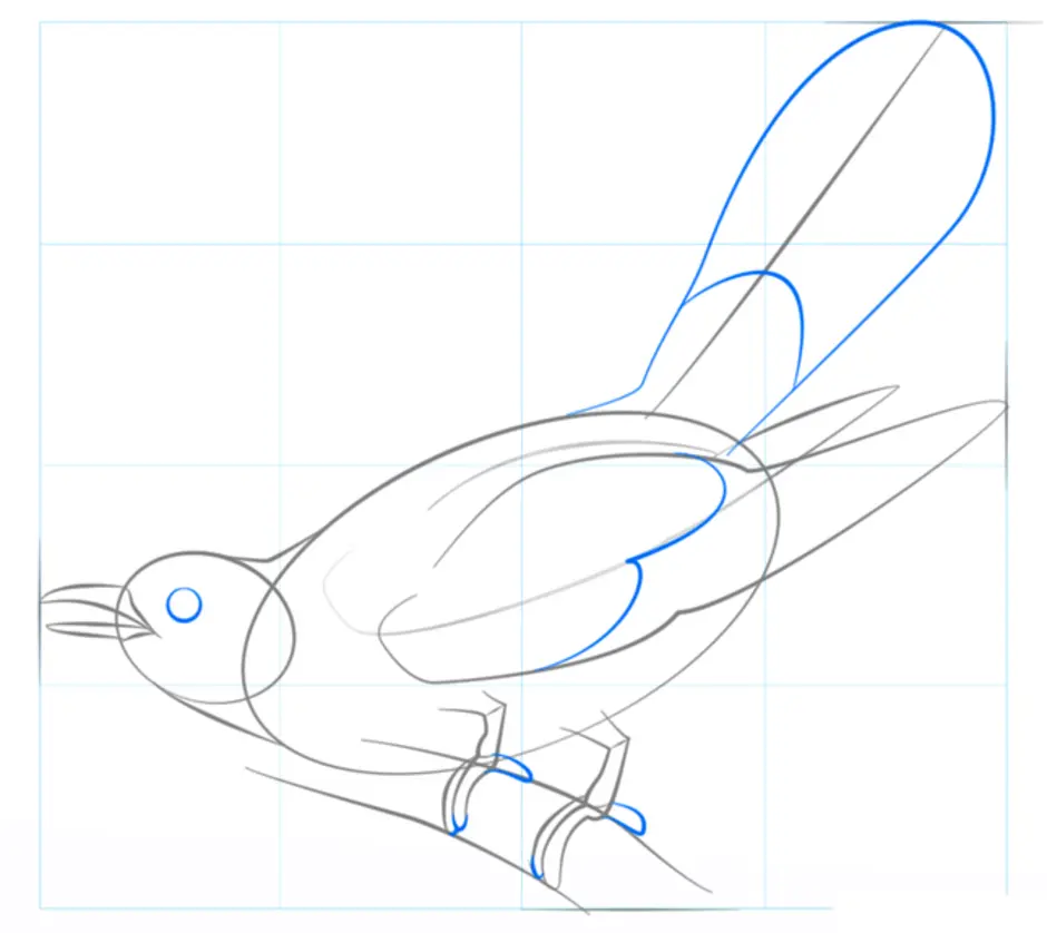 Как нарисовать кукушку маленькую
