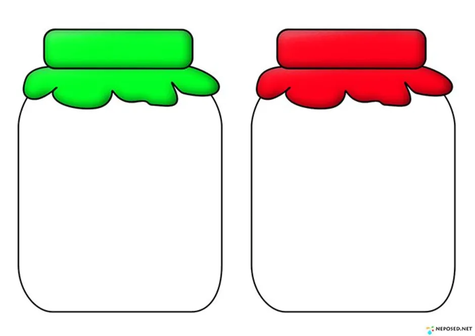 Картинки банок для детей