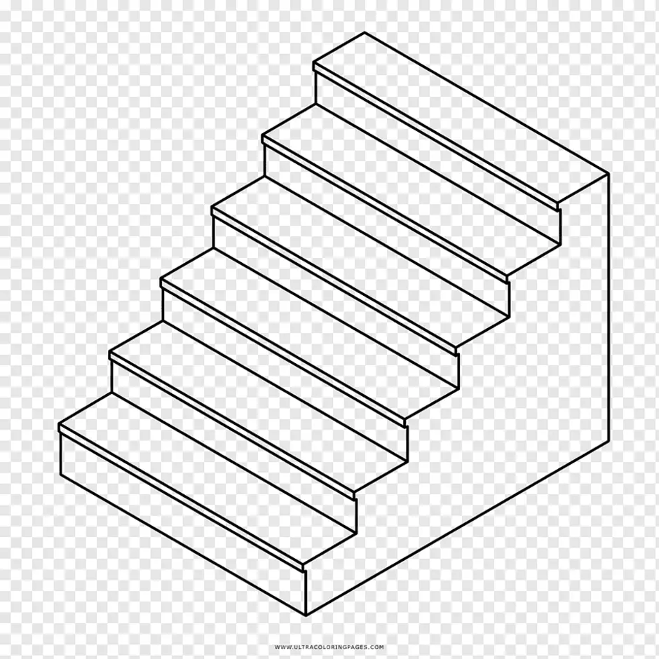 Как нарисовать ступени