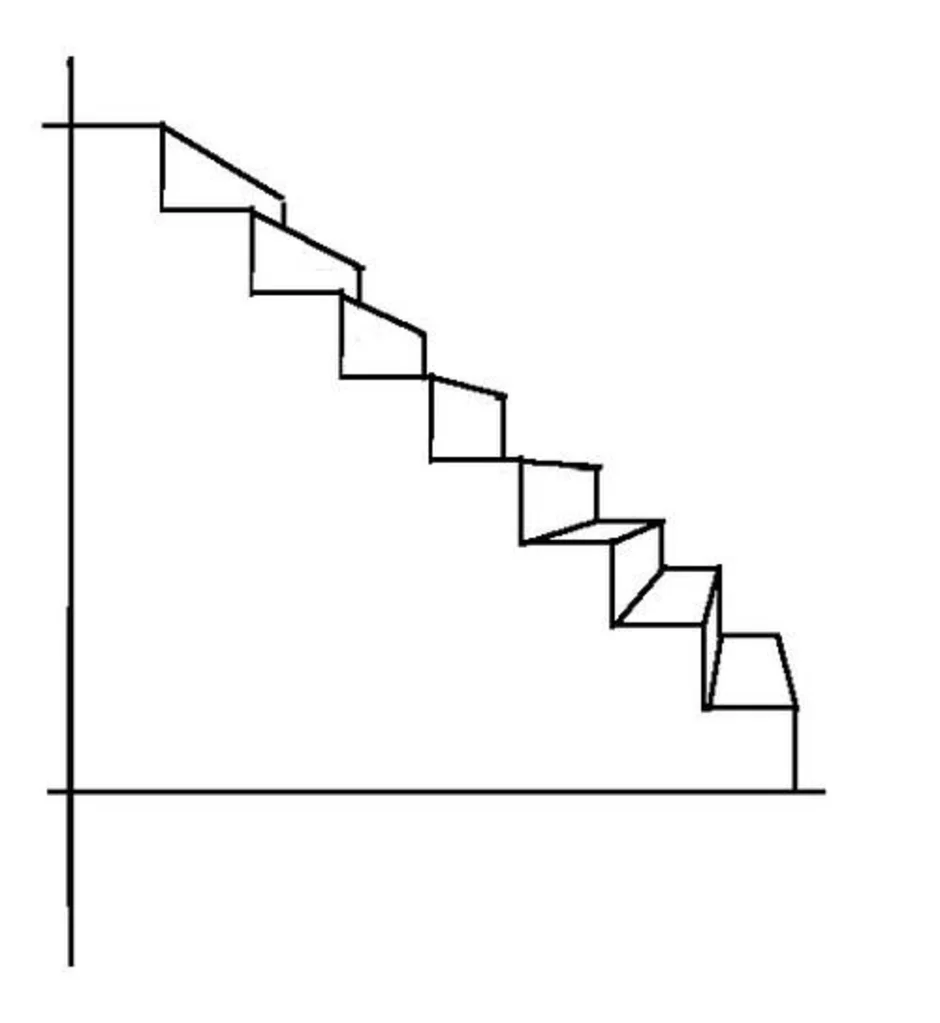 Как рисовать ступеньки или лестницу