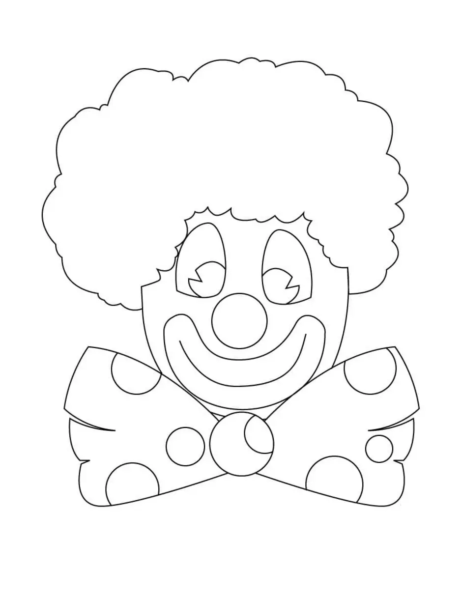 Маска на день смеха шаблоны. Клоун раскраска. Клоун раскраска для детей. Лицо клоуна раскраска. Аппликация "клоун".