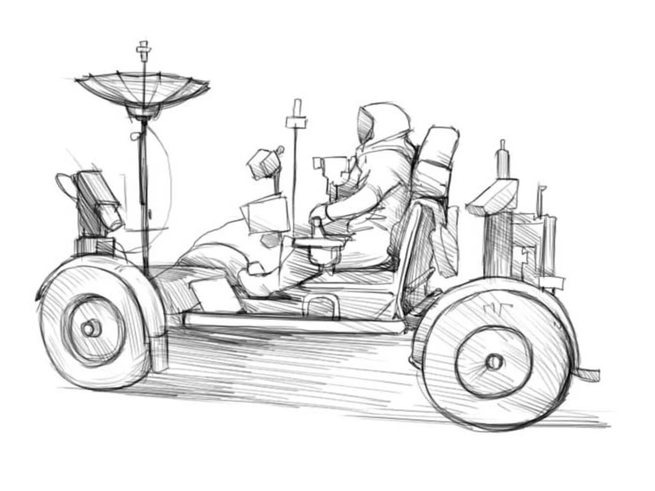 Рисунок лунохода для 1 класса окружающий мир карандашом