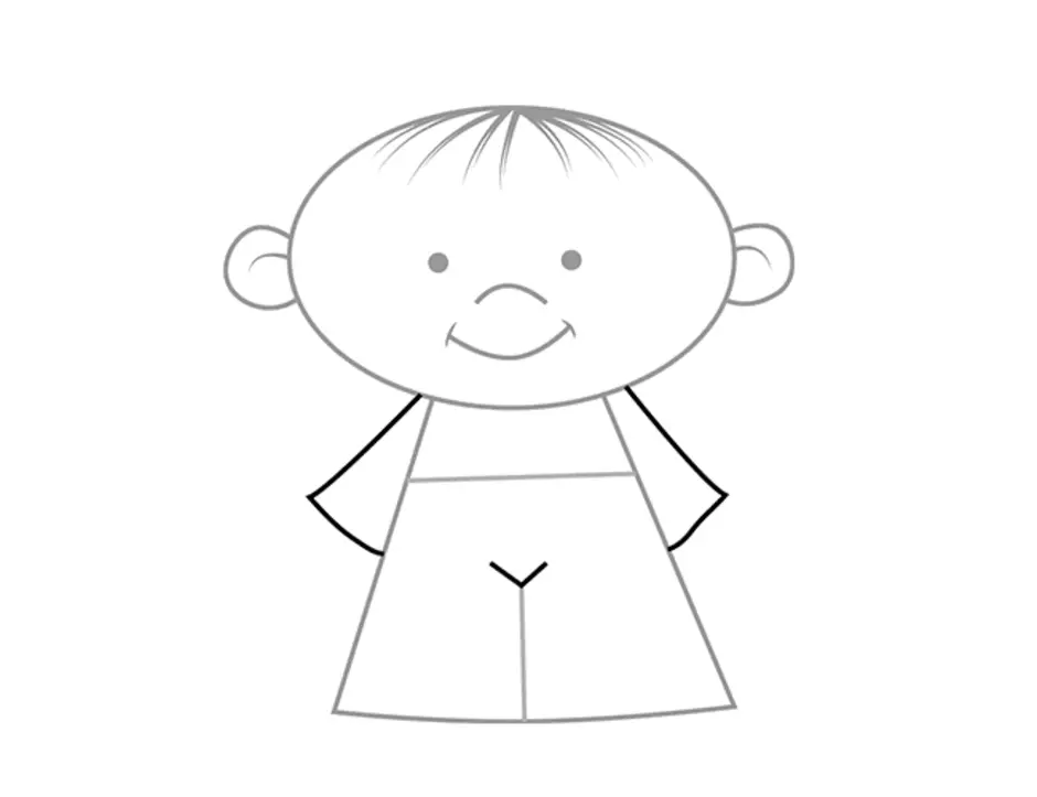 Как нарисовать ребенка поэтапно простым карандашом. Поэтапное рисование мальчика и девочки. Человечек рисунок для детей. Мальчик рисунок для детей легко. Рисунок мальчика карандашом.