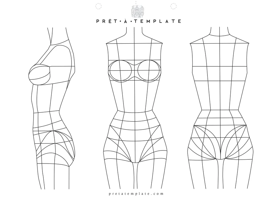 Шаблоны Манекен для одежды скачать и распечатать