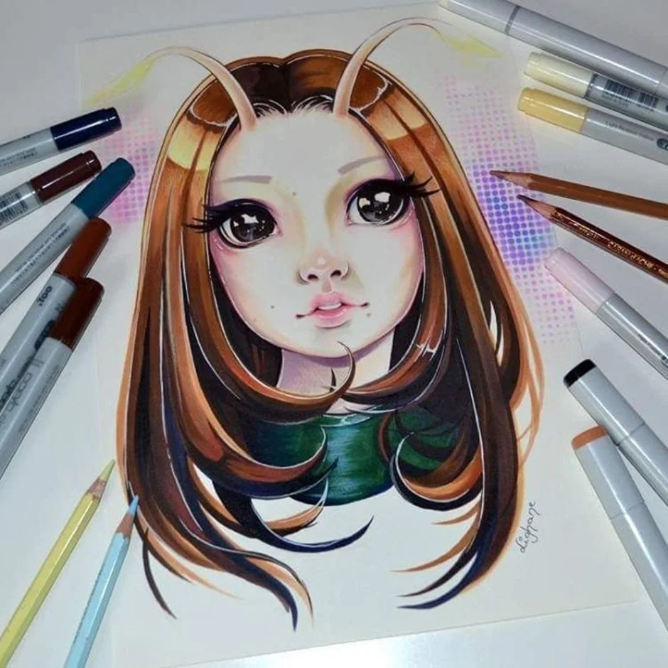 Нарисовать красиво маркерами. Lighane Copic. Рисунки маркерами. Арты маркерами. Арты фломастерами.