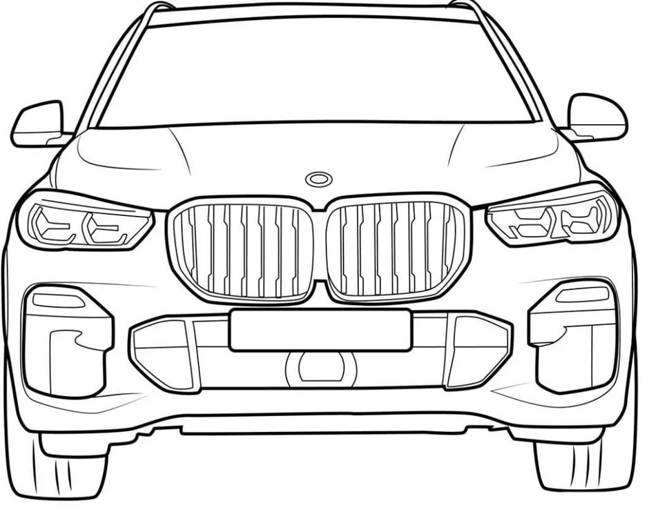 Bmw x7 рисунок