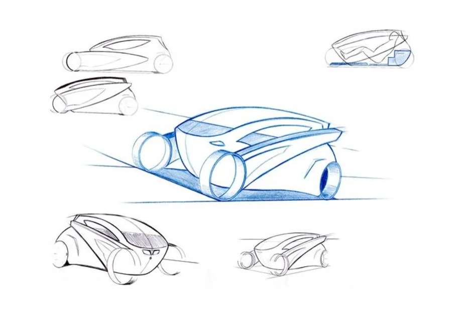 Современный автомобиль рисунок 1 класс