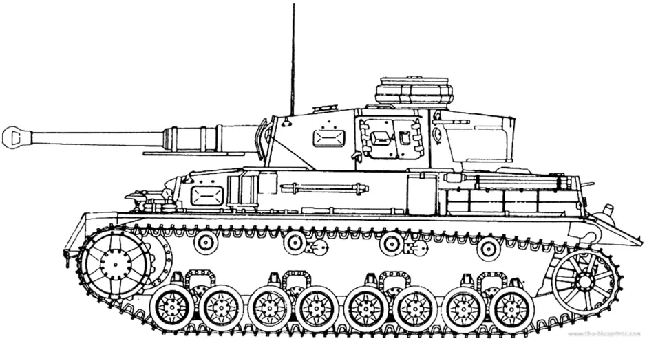 Немецкий танк рисунок