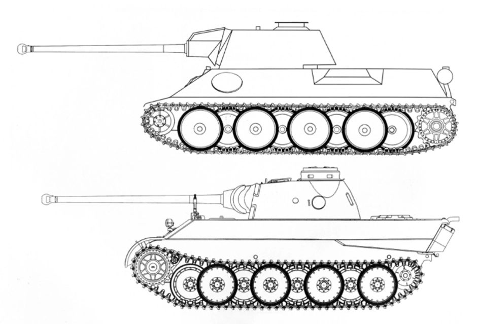 Нарисовать танк тигр 1