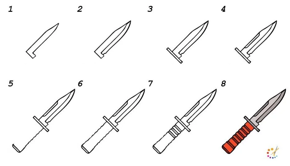 Нож поэтапно. Ножи из стандофф 2 ножа чертеж. М9 байонет чертеж. Ножики стандофф 2 чертёж. Нож м9 байонет чертеж.